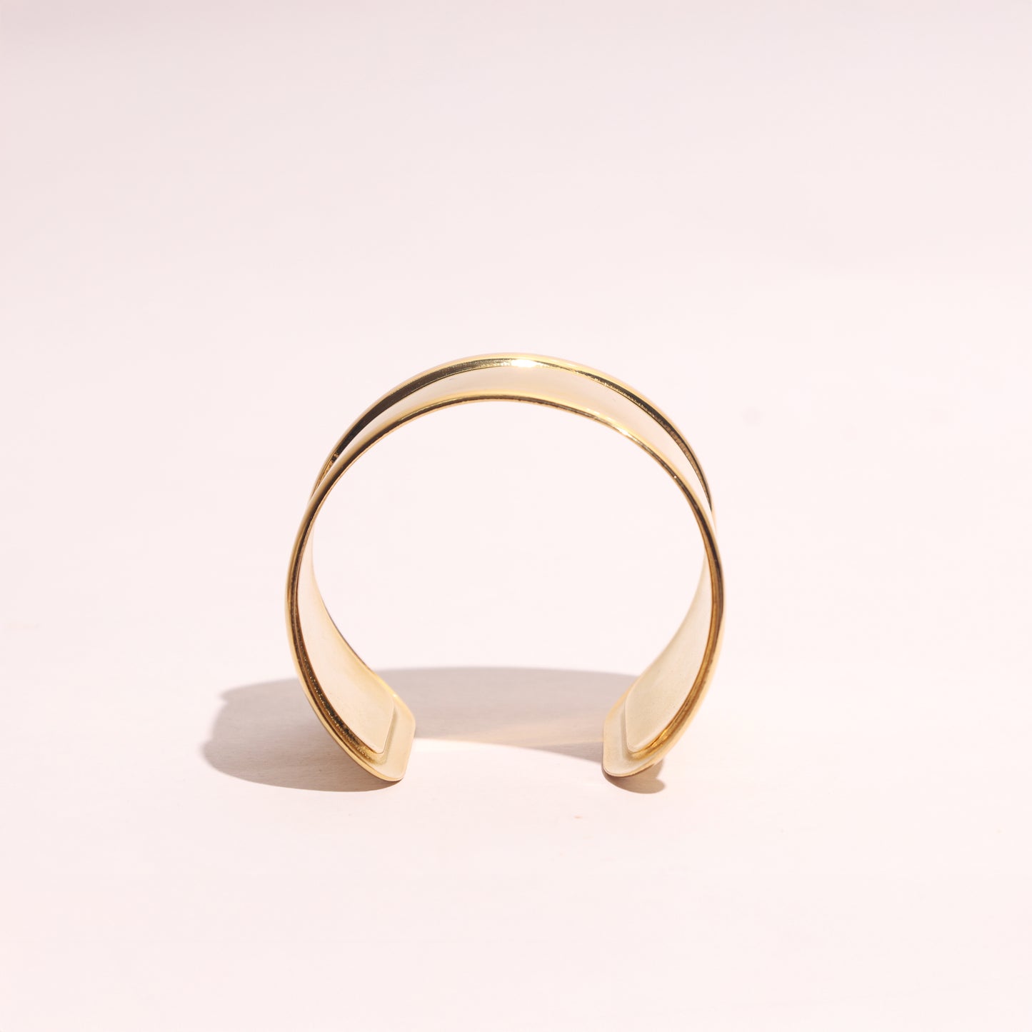 Stallae Sculpted Gold Statement Cuff