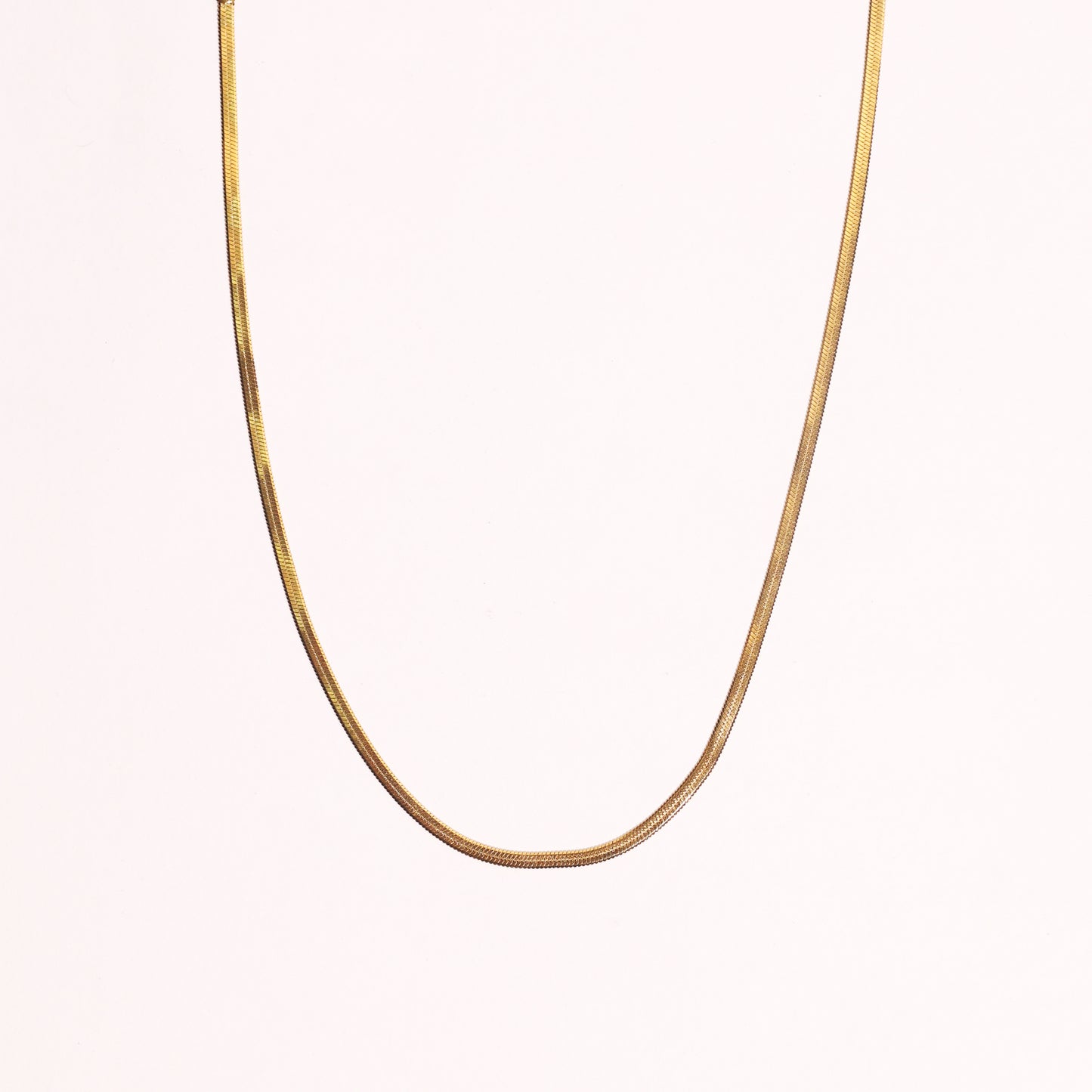 Sleek Gold beautybone Chain Necklace