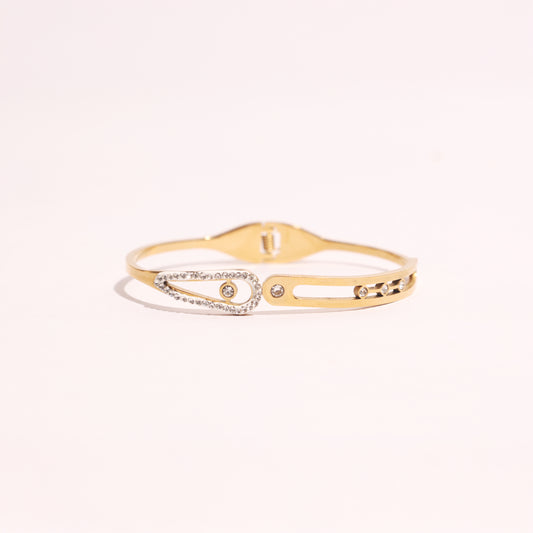 Golden Lock Charm Bracelet – A Symbol of Strength, Style, and Timeless Elegance