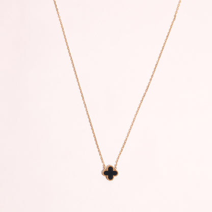 Noir Clover Elegance Necklace