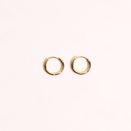 Stallae Classic Gold Hoop Earrings