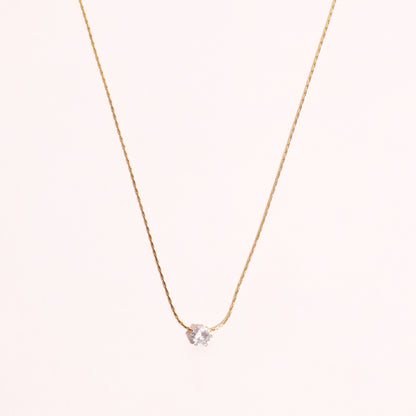 Stallae Solitaire Radiance Necklace